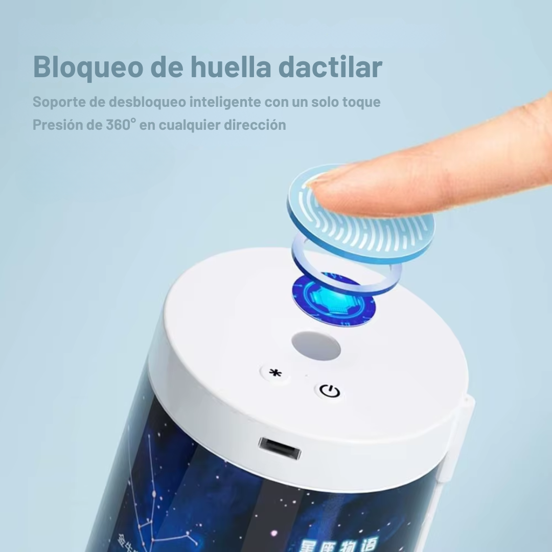 Estuche multifunción con huella digital